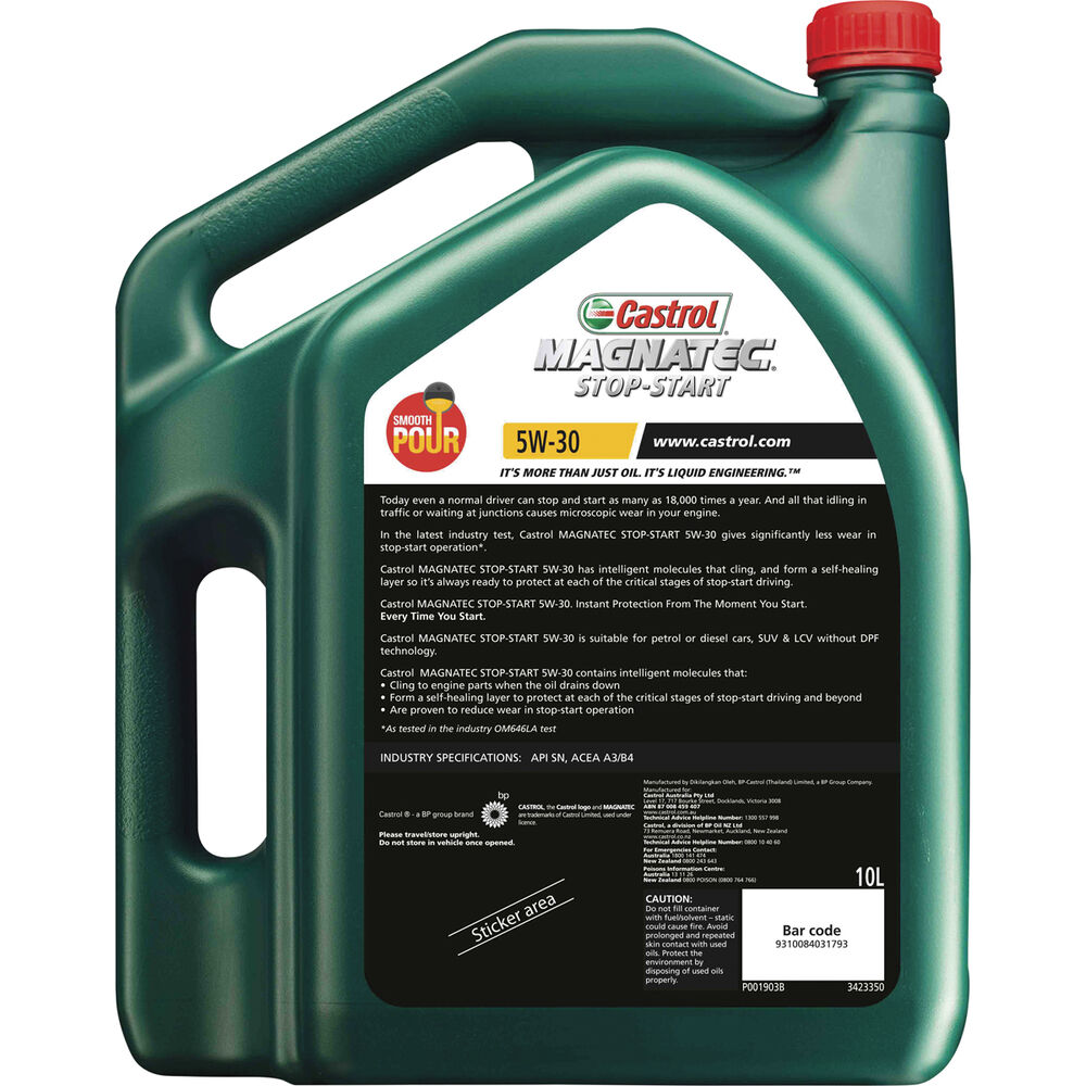Castrol MAGNATEC Stop-Start Engine Oil 5W-30 10 Litre - Image 2