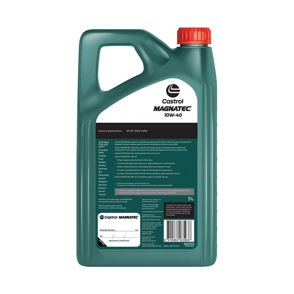 Castrol MAGNATEC Engine Oil -10W-40, 5 Litre - Image 2
