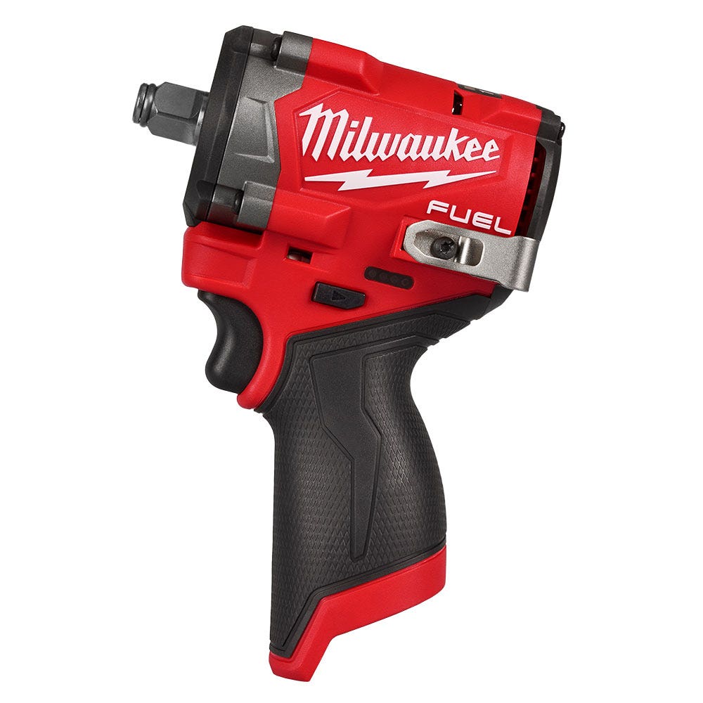 MILWAUKEE 12V 1/2" 2 X 2.0Ah Stubby Impact Wrench With Friction Ring Kit - M12FIW2F12202B - Image 4
