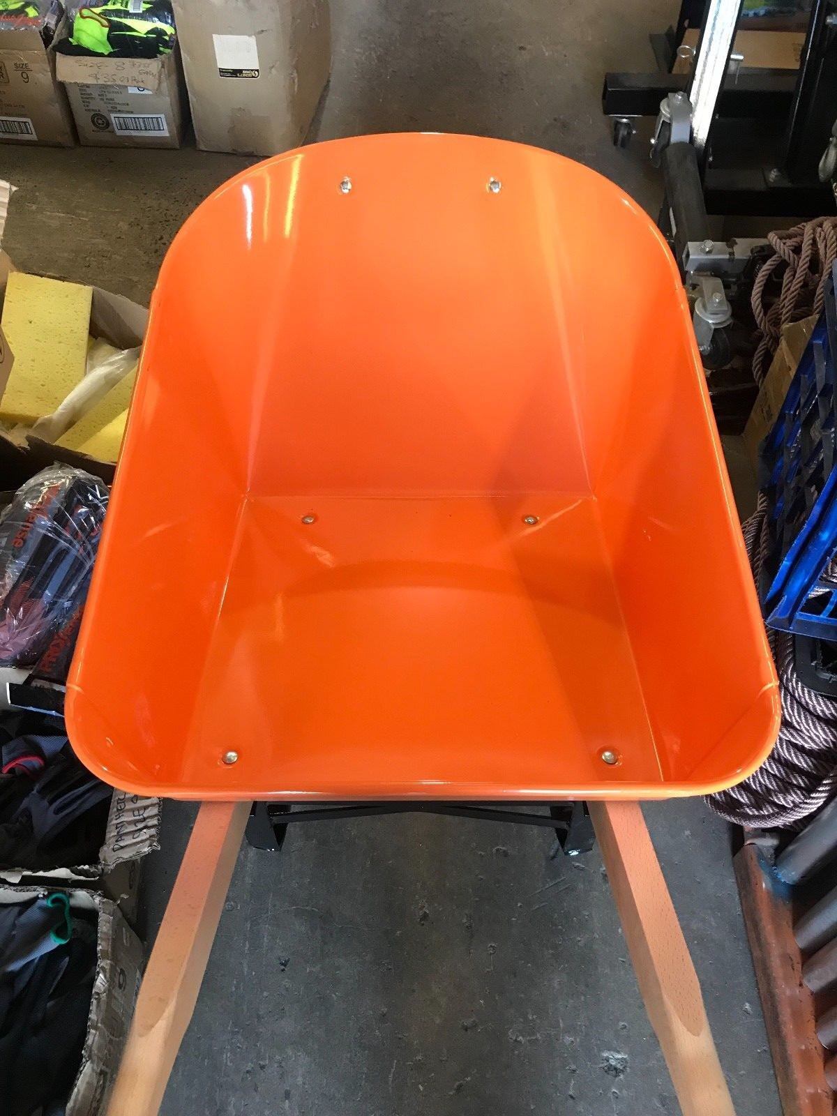 SYDNEY-MIX 100 Litre Heavy Duty Builders Wheel Barrow with Pneumatic Wheel (Air) - Image 2