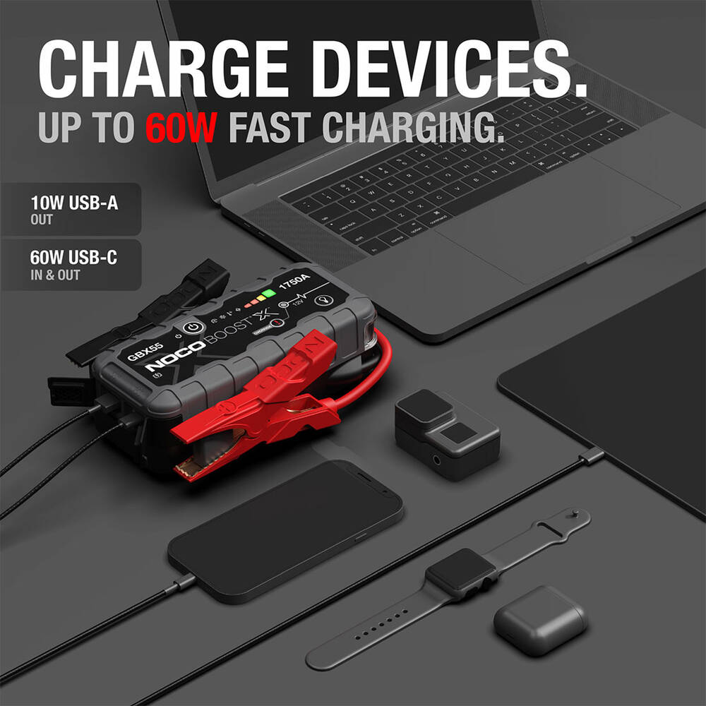 NOCO Ultrasafe Boost X Lithium Jump Starter 1750A 12V - GBX55 - Image 4
