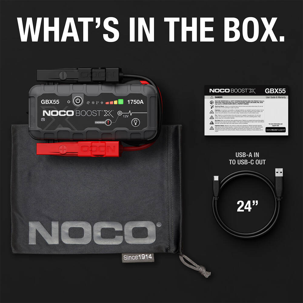 NOCO Ultrasafe Boost X Lithium Jump Starter 1750A 12V - GBX55 - Image 2